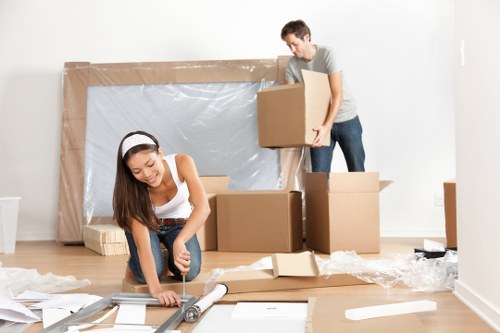 Commercial moving team planning a business relocation in Balham
