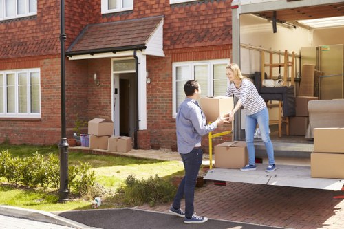 Professional removal team planning a Balham house move