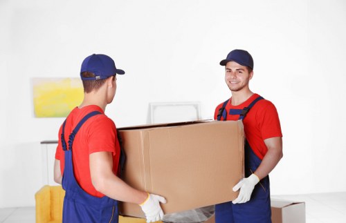 Professional removals team planning a move in Balham