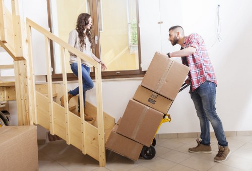 Professional team handling office packing and relocation in Balham